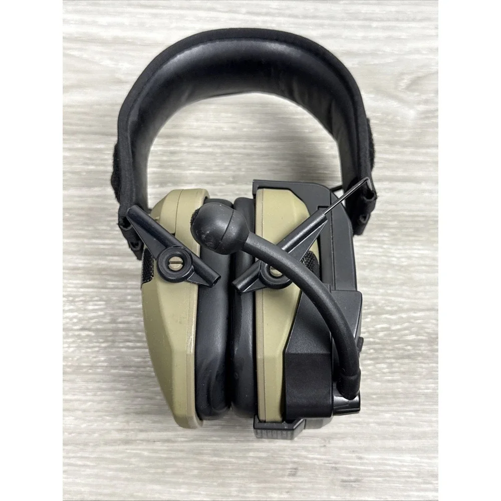 Walker's Razor Slim Electronic Hearing Protection Earmuffs With Attachment